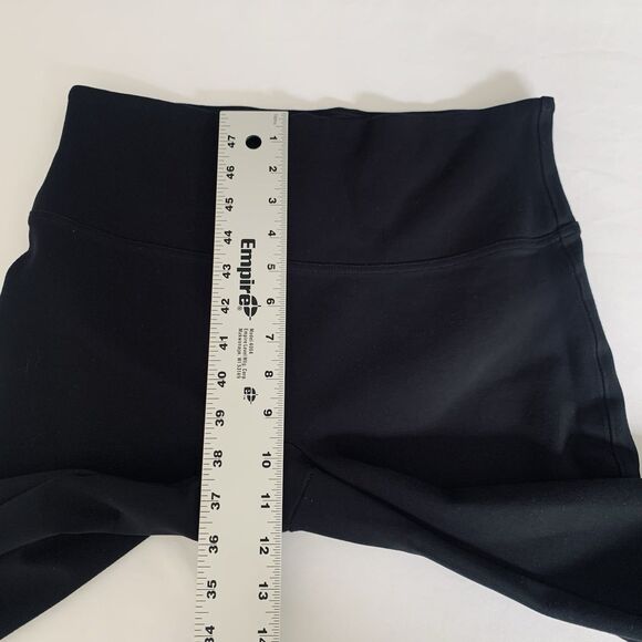 Spanx Leggings Ponte Ankle Women L High Waisted Classic Black 20264R Stretch - Picture 6 of 8